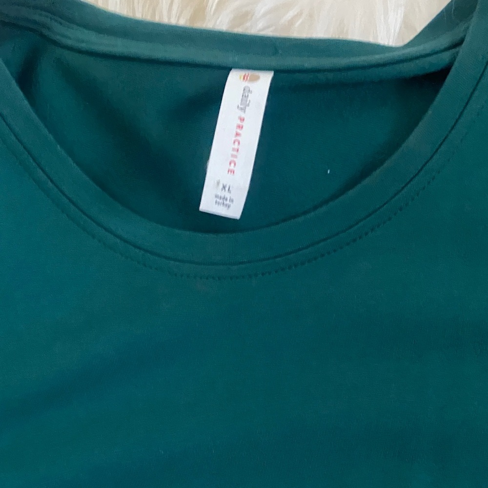 Elegant Teal Short Sleeve Top
